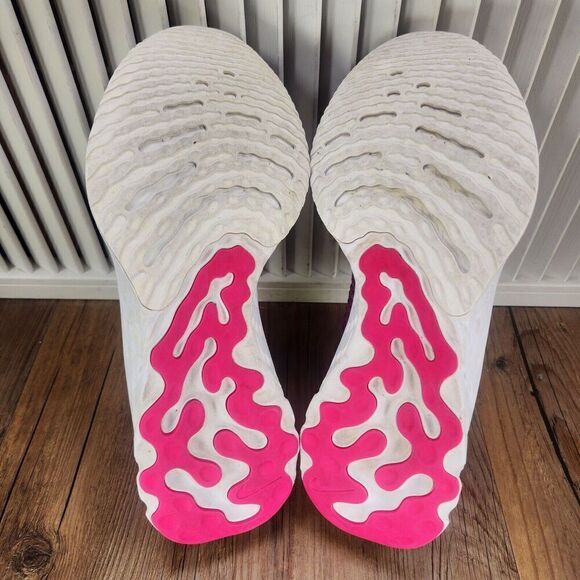 Womens 11 Nike React Infinity Run Flyknit 2 DD3024-500 Bordeaux Running Shoes - Picture 7 of 10